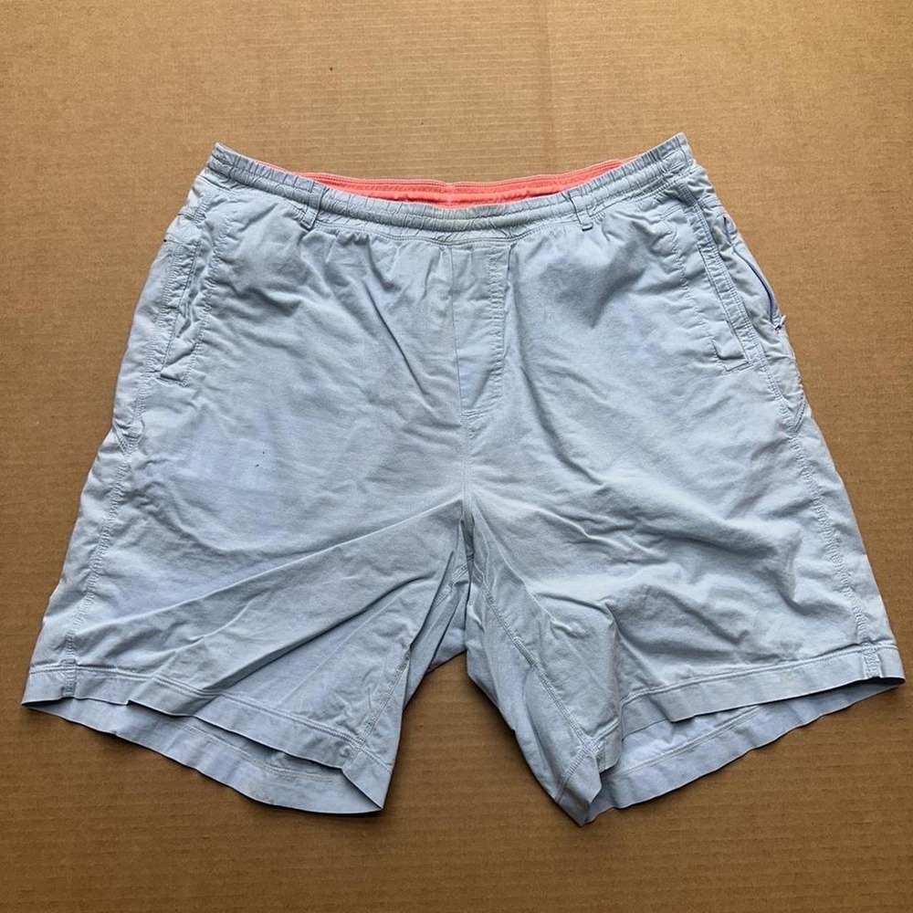Birddogs Gym Shorts Mens Sz 2XL Blue Long Lined Performance Elastic Comfort